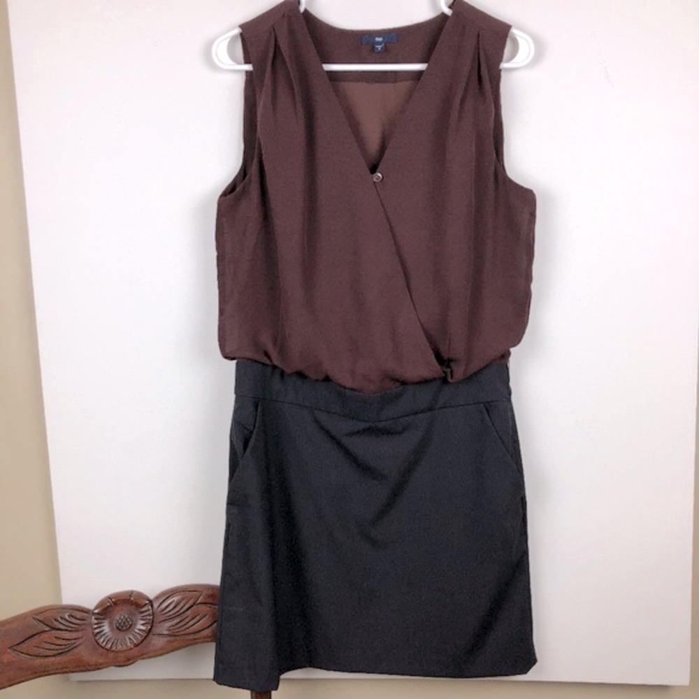 Gap | Wrap Blouson Career Dress